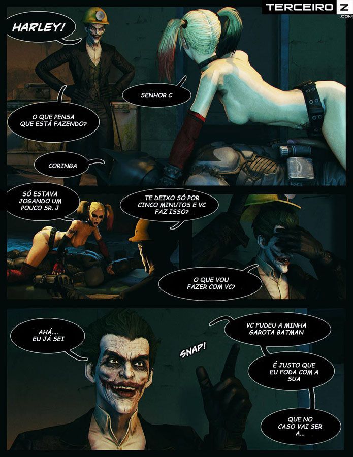Batman Erótico - liga da justiça porno - Quadrinho Porno 3D