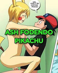 Pokémon Hentai – Ash fodendo Pikachu – HQ Adulto, Quadrinho Erótico
