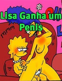 Lisa ganha um pênis e fode sua mãe – Os Simpsons Hentai