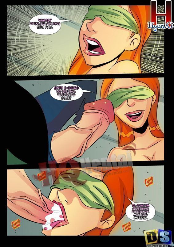 Quadrinhos Eroticos - Ben 10 comendo a buceta de sua prima novinha - Cartoon Porno