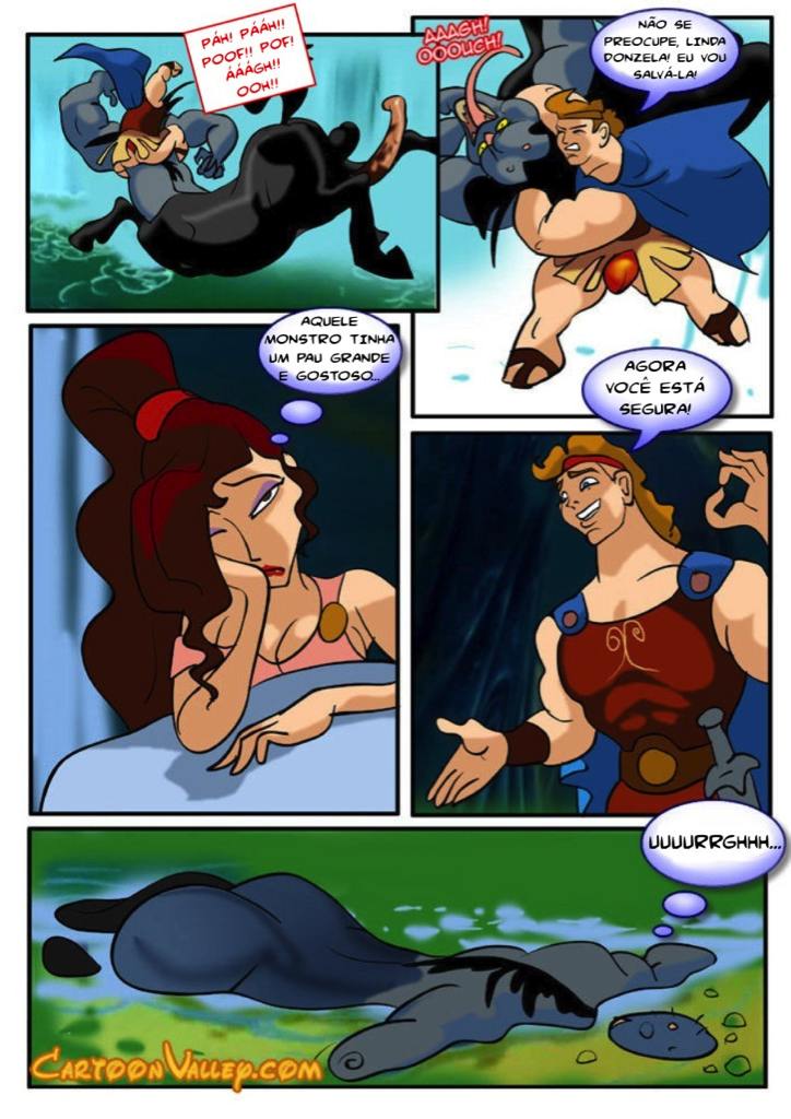 Quadrinhos Eroticos - Hércules –  Fodendo a jovem donzela