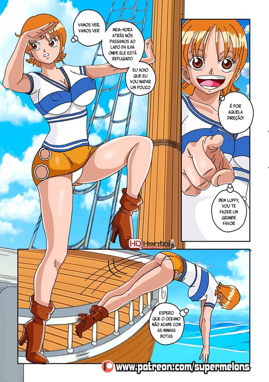 One Piece Hentai - Nami a Putinha dos Piratas